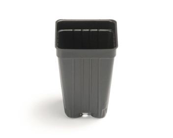 Landmark Plastic 2.25" x 3" Square Plastic Pot